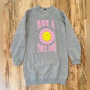 Girls sweatshirt dress